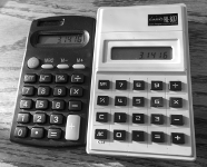[two calculators]