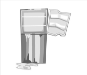 leaky refrigerator