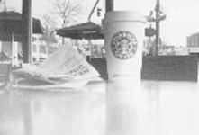 [Starbucks coffee cup]